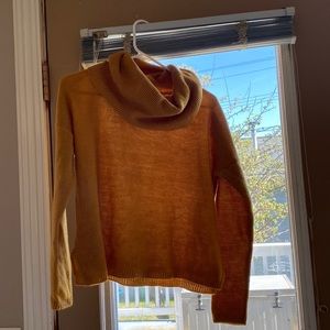 Sweater with a cowl neck